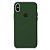 Capa de Silicone para Iphone XS Max - Verde Exército - Imagem 1