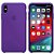 Capa de Silicone para Iphone XS - Roxo - Imagem 1