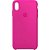 Capa de Silicone para Iphone XS - Rosa Neon - Imagem 1