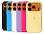 Capa IPhone 17 Pro Silicone Aveludada Cor - Misto - Imagem 1