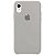 Capa de Silicone para Samsung A01 - Cinza Escuro - Imagem 1