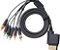 HD TV Componente Composto Cabo AV Audio Video 6 in 1 Cabo para Microsoft XBOX 360 Console Xbox 360 - Imagem 2