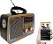Radio Caixa de Som Bluetooth Retrô Altomex  Original AD-3188 - Imagem 7