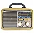 Radio Caixa de Som Bluetooth Retrô Altomex  Original AD-3188 - Imagem 4