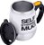 Caneca Elétrica Magnética Automática Mistura Shake Café Chá- Branca - Imagem 1