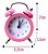 Mini Despertador Antigo Clock-Rosa - Imagem 4