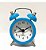 Mini Despertador Antigo Clock-Azul - Imagem 4