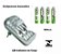 Carregador Para Pilhas e Baterias Recarregavéis AA-AAA-9 V FLEX- FX-C03-AAA - Imagem 1