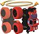 Carrinho Fricção Mini Truck 360º Trucks Radicais Vermelho KBUM OK081 - Imagem 6