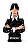 Estátua Geek Wandinha Addams Busto Resina Colecionavel - - Imagem 1