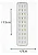 Luminária De Emergência Super Slim Segurimax 30 Leds - Imagem 1
