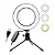 Ring Light Iluminador Anel Luz 26cm 6 Polegadas Sem Tripé CXB-260 - Imagem 3