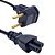 Cabo de Força conector Mickey LuaTek-LK7600 - Imagem 1