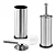 Escova Sanitária aço Inox Com Suporte Para Vaso Sanitário Bomvink BOM-2503 - Imagem 4