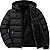 Casaco Jaqueta Puffer Masculina Forrada Com Pelúcia Sherpa e Capuz – Preta 1596 - Imagem 2