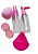 Kit de Esponja, Pote de Creme, Frasco Spray e Loção  MM5580 - Imagem 1