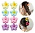 Kit 2 Piranha De Cabelo  Flor Media Colorida Tendencia DF415-PR73 - Imagem 2