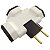 Benjamin T Adaptador Articulado 90 Graus  Plug  Com 3 Tomada 53BR08 - Imagem 5