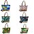 Bolsa de Praia Feminina Grande com Carteira Estampada Piscina Verão Viagem STB108-2 - Imagem 1