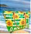 Bolsa Praia de Tecido Colorido com Letras Sol e Praia  WX-8226C - Imagem 1