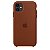 Capa de Silicone para Iphone 11 - Marron - Imagem 1