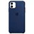 Capa de Silicone para Iphone 11 - Azul Escuro - Imagem 1