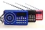 Rádio Portátil Fm Bluetooth Usb Tf Com LED  JD-32 - Imagem 2