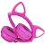 Fone Orelha Gatinha Bluetooth com LED ZW-19 - Imagem 4