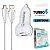 Kit Carregador Veicular 15W Auto Id + Cabo Usb-A/Lightning 20W Cv206Ul - Imagem 2