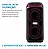 Caixa Amplificada AIWA Party Box PB08, 160W, Conexão USB, Bluetooth, RGB, AWS-PB-08 Sim Preto - Imagem 3