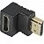 Adaptador Conector Hdmi Fêmea Para Hdmi Macho Em L 90 Graus - Imagem 3
