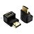 Adaptador Conector Hdmi Fêmea Para Hdmi Macho Em L 90 Graus - Imagem 1