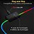 Mouse Pad Gamer Speed RGB 90x40cm Extra Antiderrapante - Imagem 2