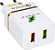 Carregador X-Cell Turbo C/ 2 Entradas Usb 4.0 a 18w Branco - XC-UR-15 - Imagem 1