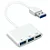 Adaptadoo USB Para 2USB + C HUB - Imagem 2