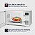 Micro-Ondas Mondial 21L 1.200W - MO-01-21-W Branco 220V MO-01-21-W - Imagem 7