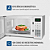 Micro-ondas Mondial 34L 1.400W Branco 220V MO-02-34-W - Imagem 4