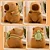 Peluches De Capivara E Mochilas Pequenas De Tartaruga 30cm - Imagem 4