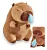Capivara Capy Nariz Escorrendo Pelúcia Interativa, Divertida CAPIVARA-NARIZ - Imagem 1