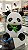 Luminária De Silicone Noturna ( Panda )  Caixa de Som Bluetooth Luminária AL-3358 - Imagem 3