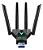 Adaptador Wifi Usb Dual Band Com 4 Antenas KP-AW163 - Knup - Imagem 1