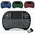 Mini Teclado Iluminado Sem Fio Touchpad Teclado Preto AL-313 - Imagem 2