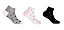 Kit 3 Pares De Meia Fashion Cano Curto MEIA-FASHION - Imagem 1