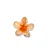 Presilha Piranha Flor Prendedor De Cabelo Cor Fosco DF407-PR127 - Imagem 1