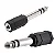 Adaptador P2 x P10 Adaptador P2 Fêmea x P10 Macho Estéreo LE-5526 - Imagem 1