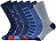 Meia Cano Longo Masculina Estampada (Tamanho 40 ao 46) THE-MOON - Imagem 2