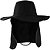 Chapéu Pescador Camping Australiano Proteção Nuca Pescoço Uv (Preto) CHAPEU-PESCADOR - Imagem 3