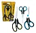 Kit Tesouras 3pçs Multiuso Inox Tecido Papelaria BOM-3301 - Imagem 1