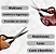 Kit Tesouras 3pçs Multiuso Inox Tecido Papelaria BOM-3301 - Imagem 7