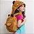 Mochila Bolsa Capivara Pelúcia Com Capuz Cor Marrom LUA301-042 - Imagem 1